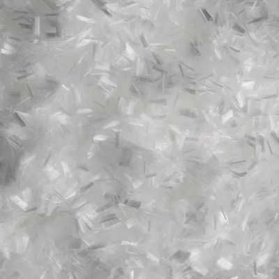 فیبر PP میکرو فیبر پلی پروپیلن منگنه 12 میلی متر برای افزودنی سیمان بتن