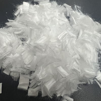 100٪ فیبر پی پی فیبر تک رشته ای 110F برای مقاومت در برابر ترک شدن سیمان