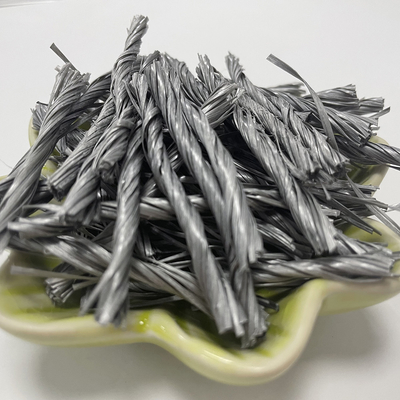 مواد خاکستری پلیمر Twist Bunchy PP فیبر برای کف صنعتی