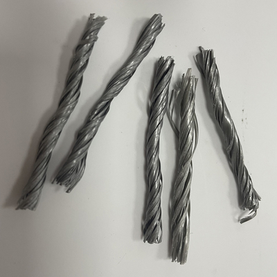 مواد خاکستری پلیمر Twist Bunchy PP فیبر برای کف صنعتی