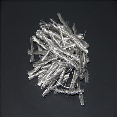 مواد خاکستری پلیمر Twist Bunchy PP فیبر برای کف صنعتی