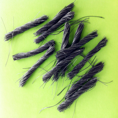 مواد خاکستری پلیمر Twist Bunchy PP فیبر برای کف صنعتی