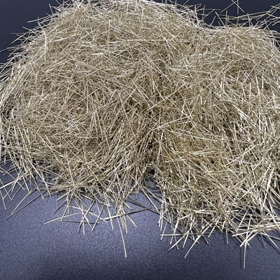 فیبر میکرو فولاد جامد طلایی برای بتن و ساخت جاده بزرگراه