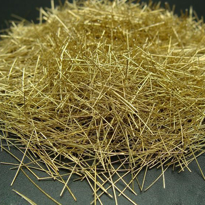 فیبر میکرو فولادی 6 میلی متری 12 میلی متری با استحکام کششی بالا پوشش داده شده برای RPC و UHPC
