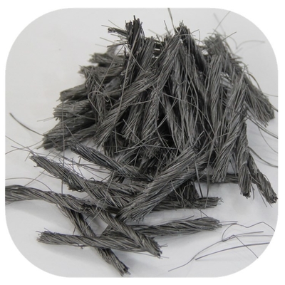 فیبر سفید 51/54mm PP میکرو فیبر Twist Bunchy برای تقویت بتن