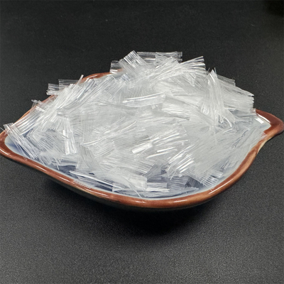 مش فیبریل شده با فیبر پلی پروپیلن 12 میلی متری 18 میلی متری Briture برای مقاومت در برابر بتن و ترک