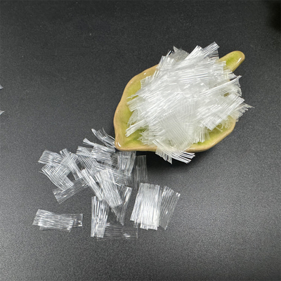 مش فیبریل شده با فیبر پلی پروپیلن 12 میلی متری 18 میلی متری Briture برای مقاومت در برابر بتن و ترک
