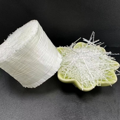 افزودنی مهندسی عمران PP شکل موج فیبر کلان 24-60mm برای تقویت سیمان و ضد کرک