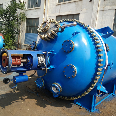 تجهیزات راکتور با پوشش شیشه ای نوع K 5000L برای تولید مواد شیمیایی