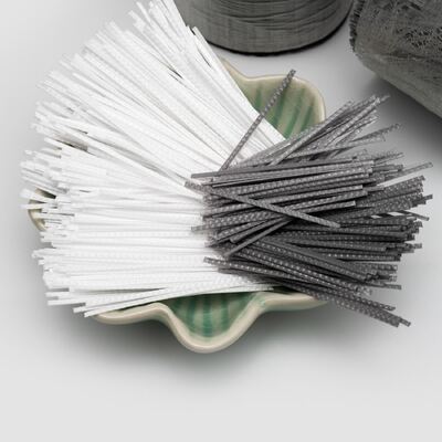 الیاف بتنی پلی پروپیلن برجسته ضد ترک برای دال ها، روسازی ها و شاتکریت کاهش خونریزی و جداسازی